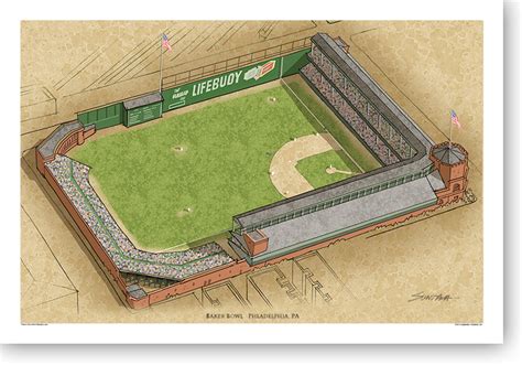 There Used To Be A Ballpark » Philadelphia – Baker Bowl 13×19 Large Print