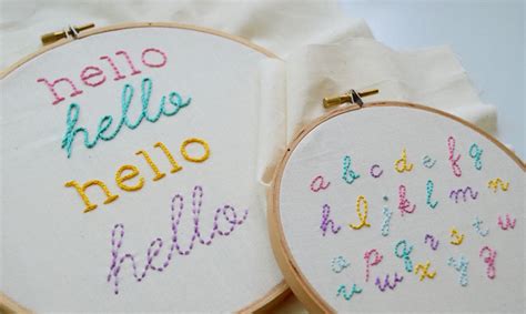 Embroidery Letters On Fabric | Embroidery Shops