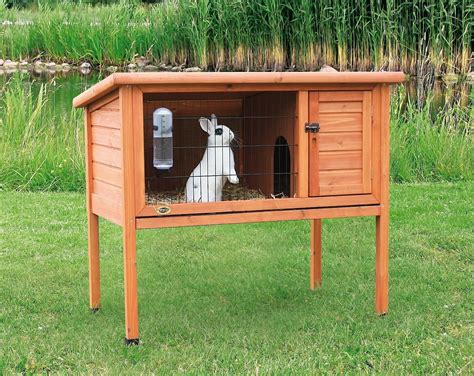 TRIXIE Natura 1- Story Rabbit Hutch, Medium - Chewy.com