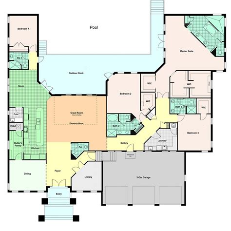 House Plan Floor Plans - Image to u