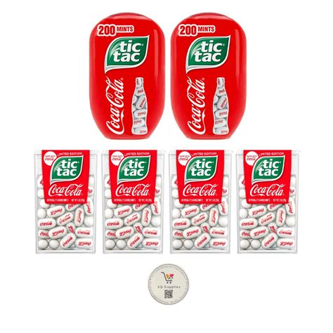 Tic Tac Coca Cola Mints Bundle Limited Edition Hard Candy