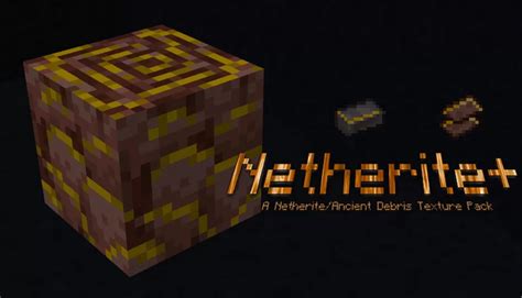 Netherite+ (Texture Pack For Netherite) Minecraft Texture Pack