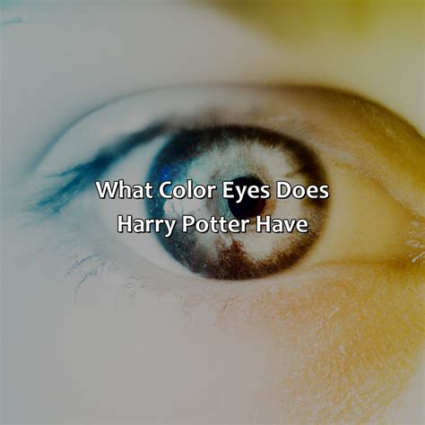 What Color Eyes Does Harry Potter Have - colorscombo.com