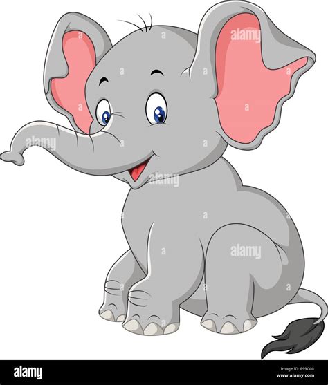 Cute Cartoon Elephant Drawings