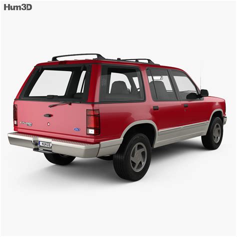 Ford Explorer 1990 3D model - Hum3D