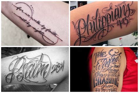 40 Inspirational Bible Verse Tattoo Designs and Ideas | Inspirationfeed