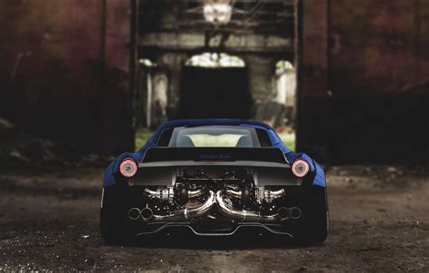 Wallpaper Ferrari, 458, Italia, Twin Turbo, Liberty Walk, LB ...