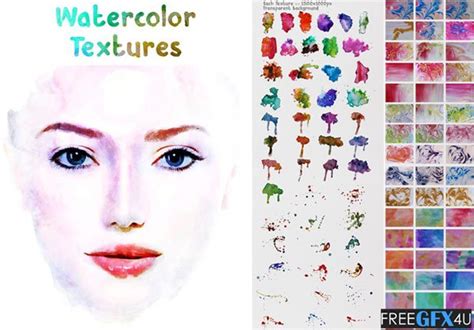 100 Watercolor Textures Free Download - Photoshopresource