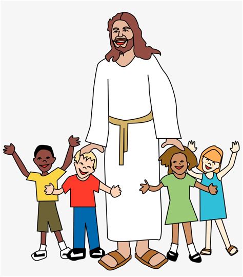 Jesus Loves Children Clipart