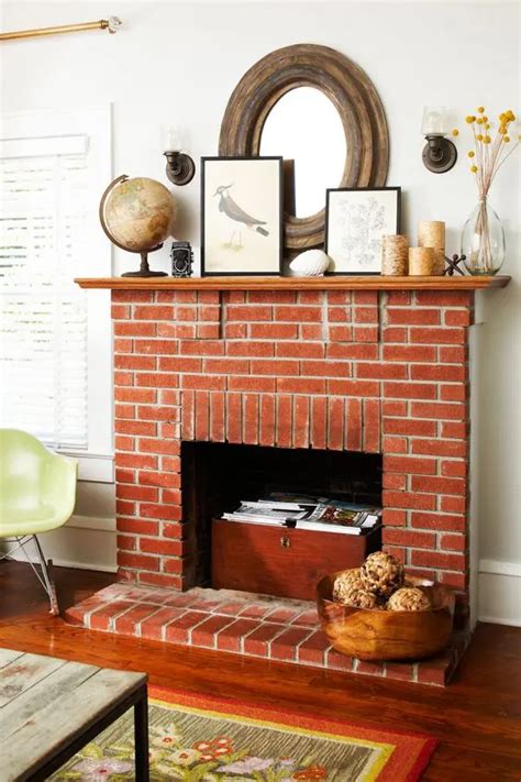 Red Fireplace Bricks – I Am Chris