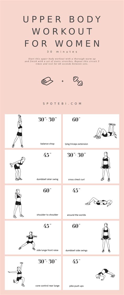 30-Minute Upper Body Workout For Women