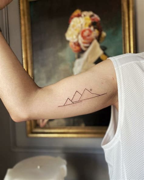 11+ Minimalist Mountain Tattoo Ideas That Will Blow Your Mind!