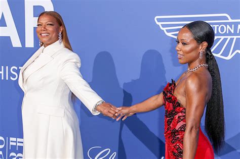 Queen Latifah & Partner Eboni Nichols Hold Hands At AmfAR Gala: Photos ...