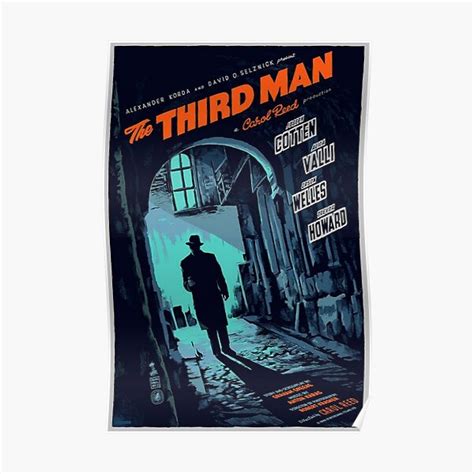 "The Third Man Movie Poster" Poster for Sale by FearlessCabbage | Redbubble