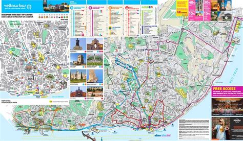 Lisbon sightseeing map - Ontheworldmap.com