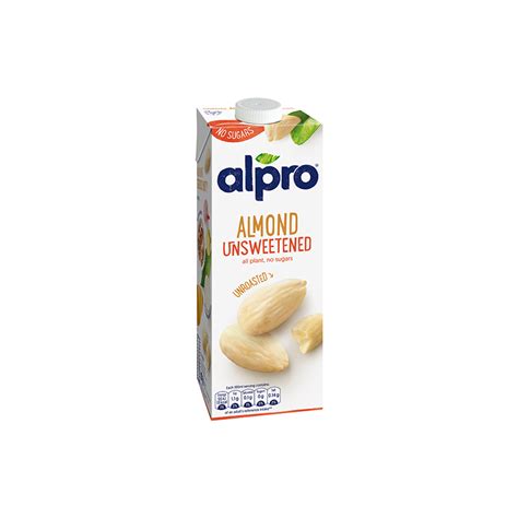 Alpro Almond Unroasted & Unsweetened 1L