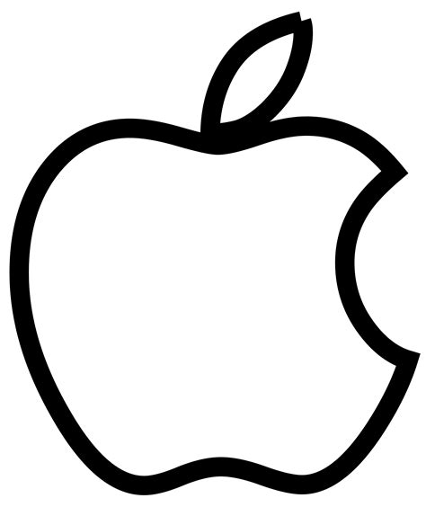 Black Apple Logo Transparent Background - ClipArt Best