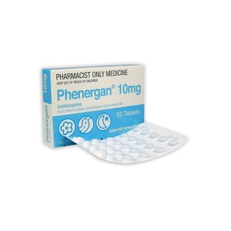 Buy Phenergan 10mg 50 Tablets (S3) Online