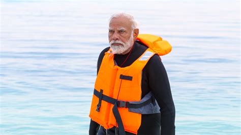 PM Modi in Lakshadweep. All pics