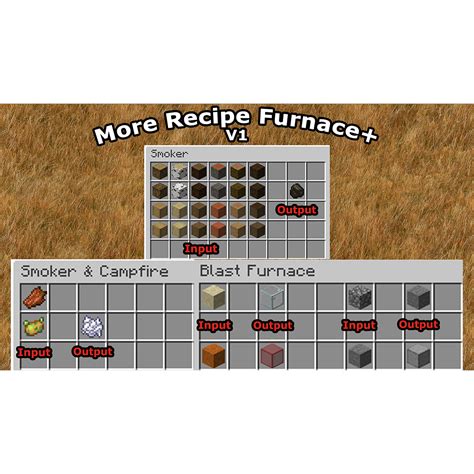 More Recipe Furnace - Mods - Minecraft