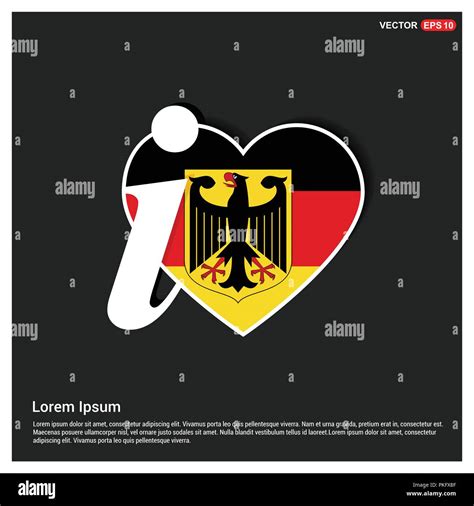 Germany flag design vector Stock Vector Image & Art - Alamy