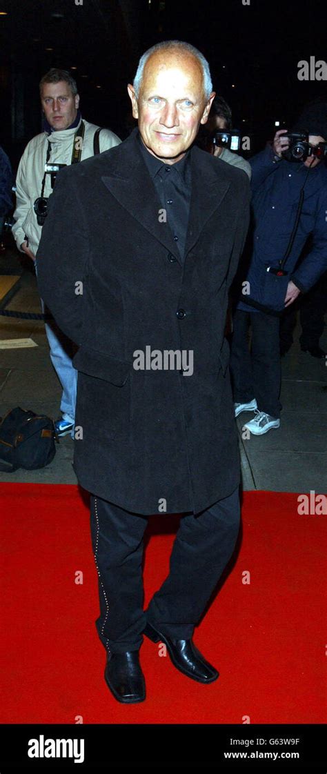 Actor steven berkoff arriving at the sanderson hi-res stock photography ...