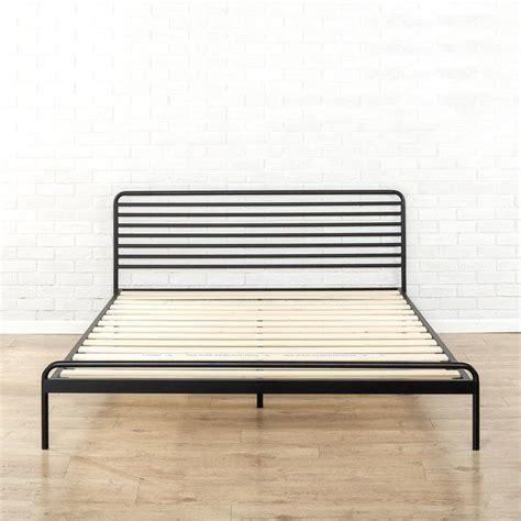 Metal Platform Bed | Metal platform bed, Wooden bed, Platform bed