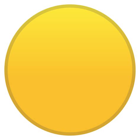 🟡 Yellow Circle Emoji