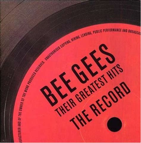 The Bee Gees - Their Greatest Hits: The Record (2001) - The Bee Gees ...