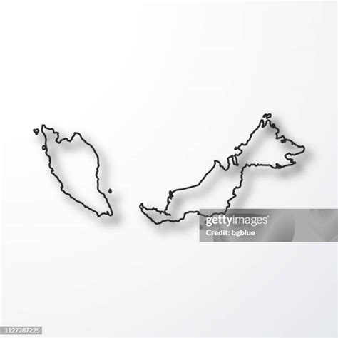 Malaysia Map Outline Photos and Premium High Res Pictures - Getty Images