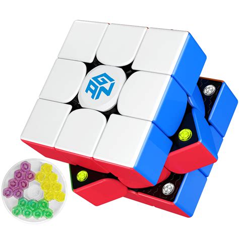 GAN 356 M Speed Cube Stickerless Gans 356M Magnetic Puzzle Cube Gan356 ...