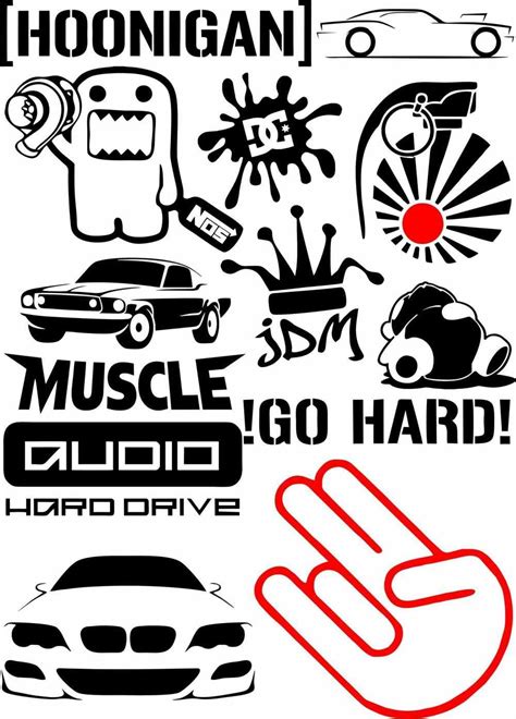 Vinyl stickers and badges Vector Pack Free CDR Vectors Art for Free ...