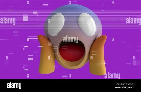 The scream emoji Stock Videos & Footage - HD and 4K Video Clips - Alamy