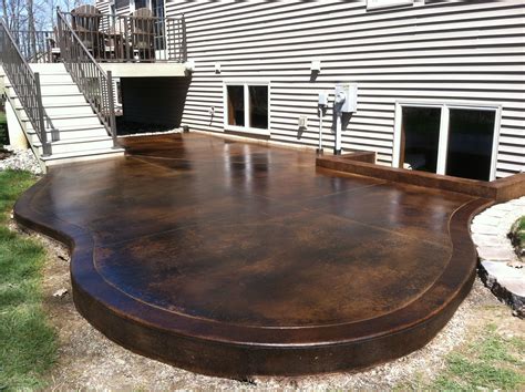 Stained Concrete Patio Ideas