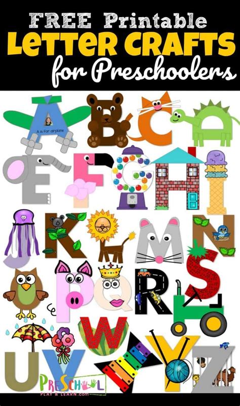 Alphabet Crafts Preschool, Alphabet Letter Crafts, Abc Crafts, Alphabet ...