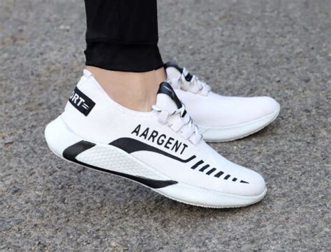 White casual shoes for men – Aargent Shoes