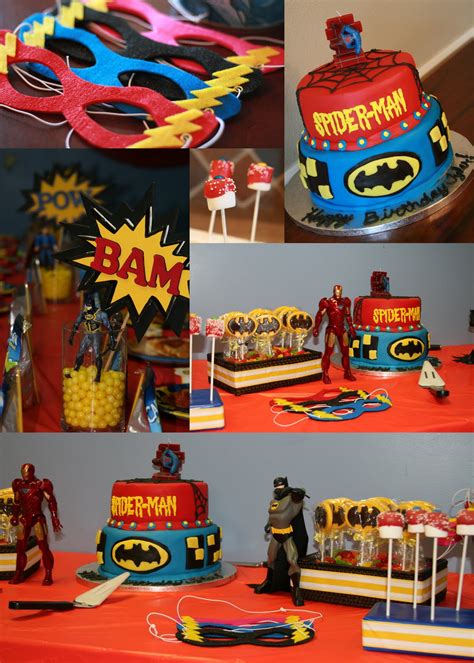 Unique Photo Card Designs: Superhero Birthday Party