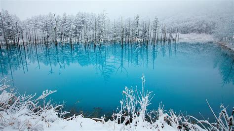 lake, Winter, Snow, Ice, Landscape, Nature Wallpapers HD / Desktop and ...