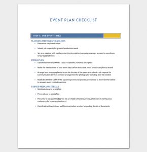 Event Outline Template - 9+ Samples & Examples for PDF Format