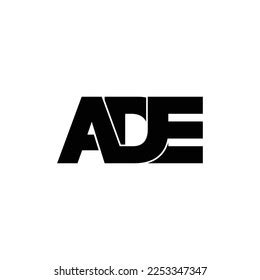 Ade Letter Monogram Logo Design Vector Stock Vector (Royalty Free ...