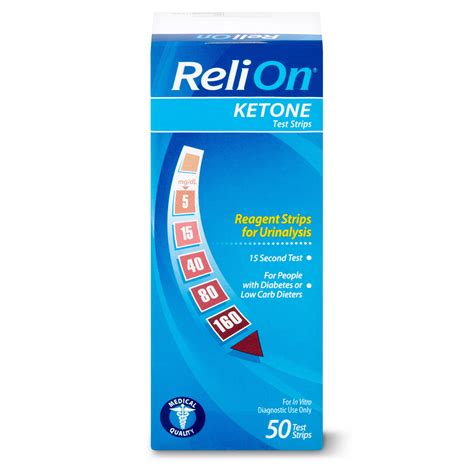 ReliOn Ketone Test Strips, 50 count - Walmart.com - Walmart.com