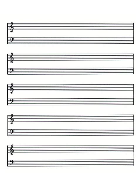 Music Notes Template B | PDF