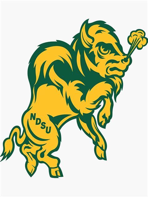 "NDSU Bison Logos" Sticker for Sale by Smitshope | Redbubble