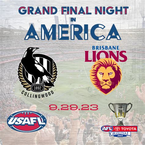 2023 AFL Grand Final Watch Parties | United States Australian Football ...