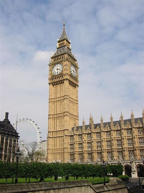 Big Ben, Houses of Parliament, and the London Eye