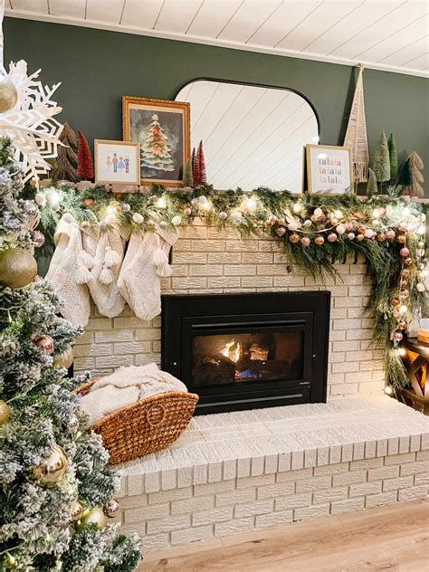 Whimsical Holiday Fireplace Decor Ideas - Sprucing Up Mamahood