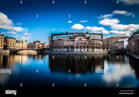 Swedish Parliament building, Stockholm, Sweden Stock Photo - Alamy