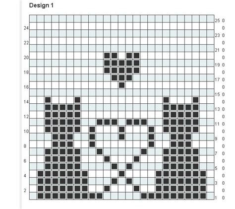 Cat Knitting Pattern Chart