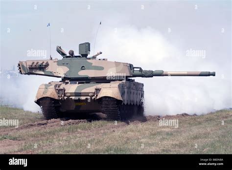 The Olifant Mk 1B main battle tank of the South African Defence Force ...