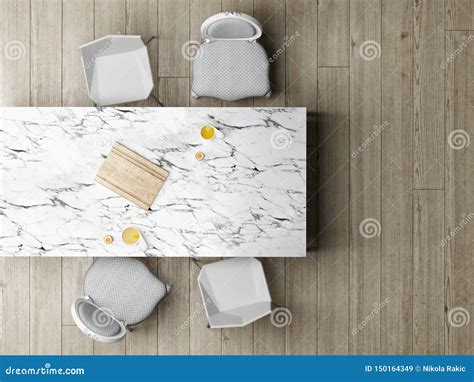 Dining Table Clipart Top View - Miinullekko